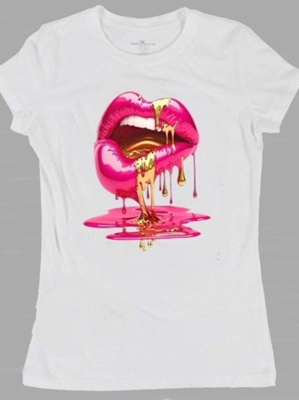 Women's Graphic Top White Top XL